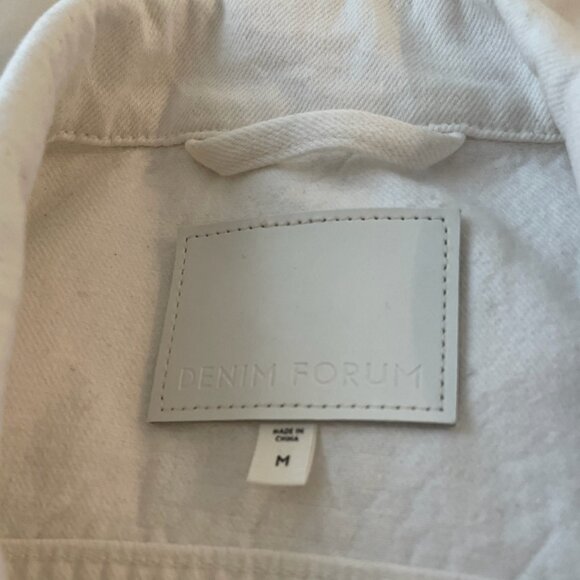 Aritzia The Ali Denim Jacket - White M - Picture 8 of 8